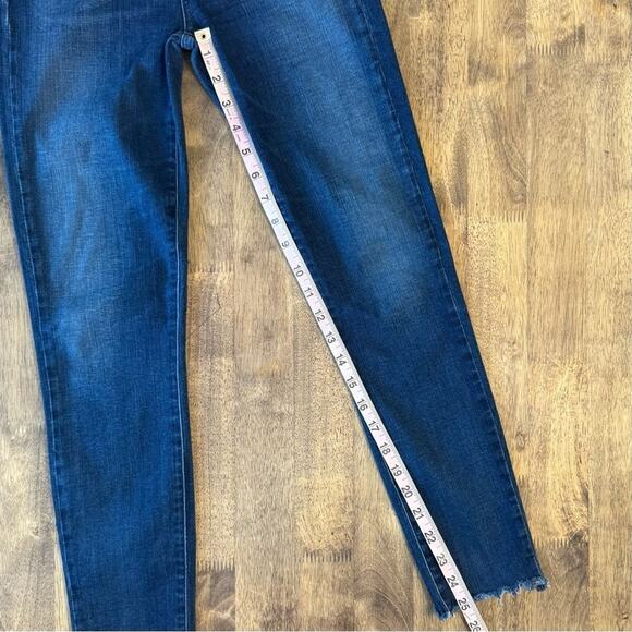 AGOLDE Jeans Sophia High Rise Skinny Raw Hem Denim Anthropologie Women's Size 26 - Picture 5 of 8